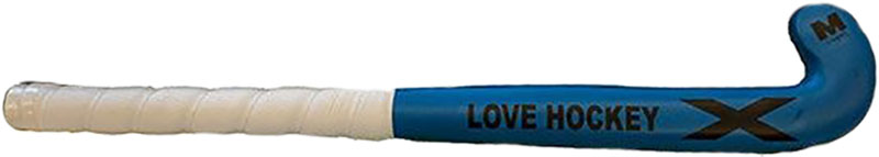 Malik Mini Rocky Stick Love Hockey Blauw