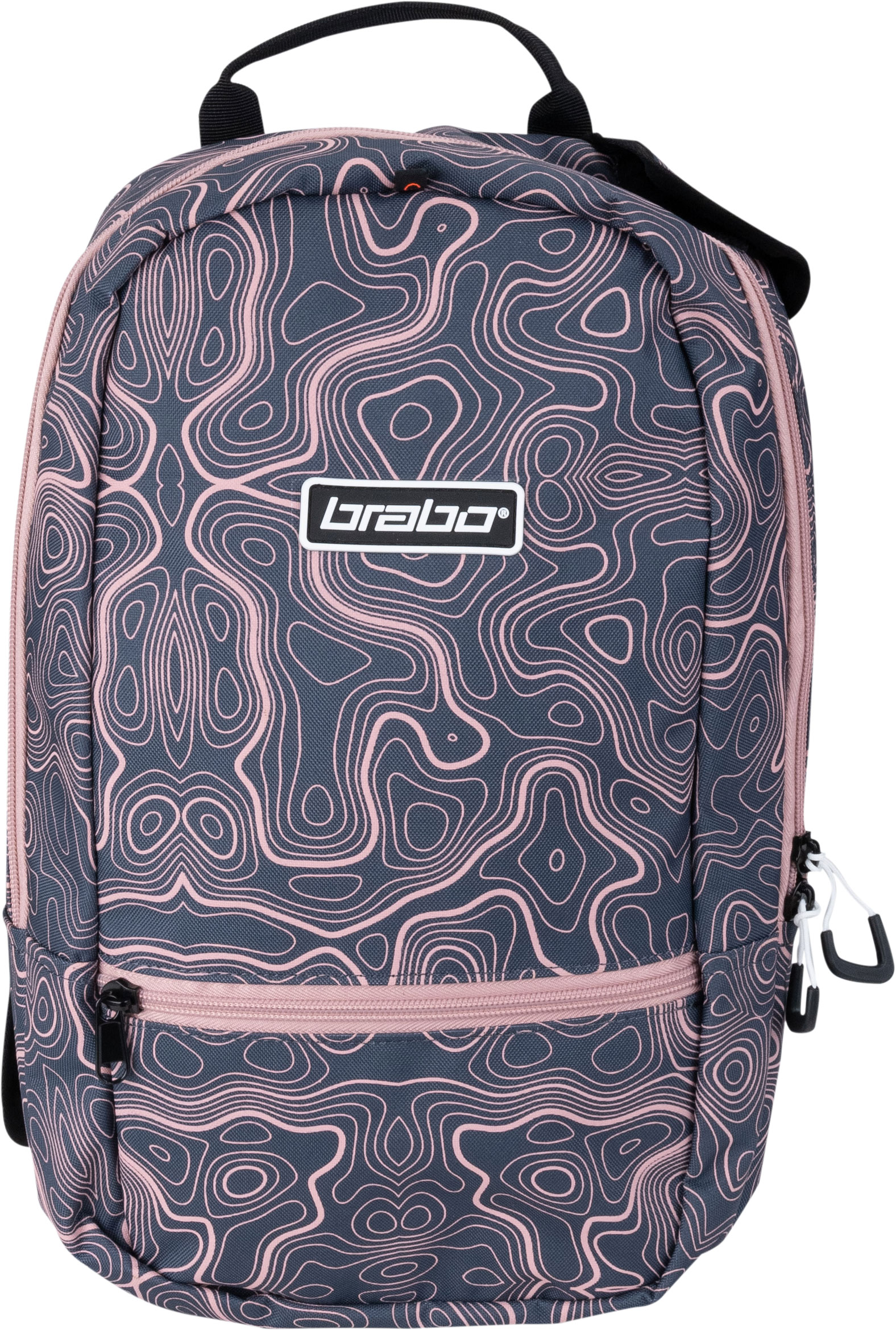Brabo - Hockeystickrugzak FUN Lines - Grijs/Roze - Hockey - Junior