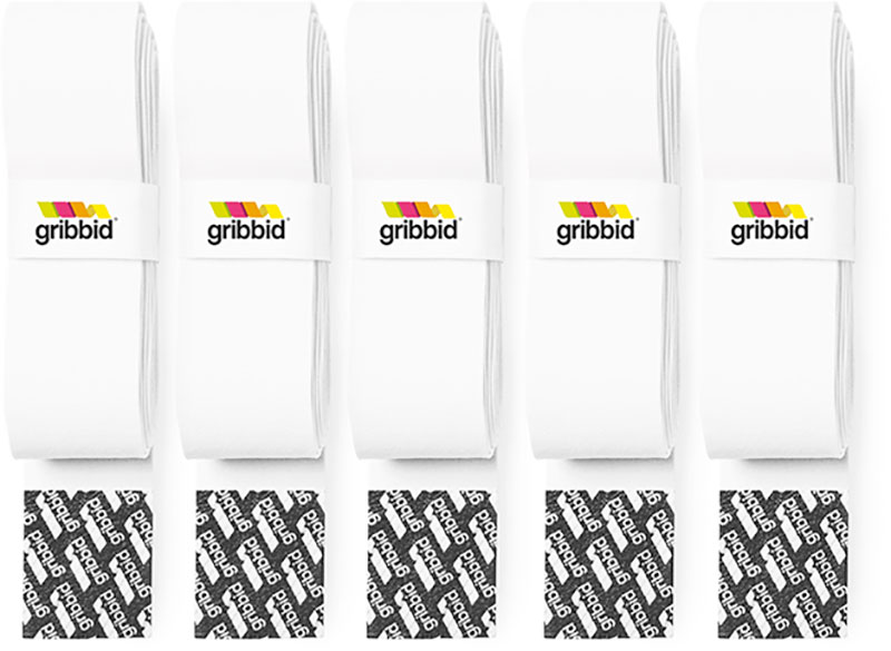 Gribbid Progrip - Hockey Grip - Zeempje - Wit - The Original Dutch Chamois - 5pack