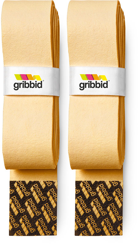 Gribbid Progrip - Hockey Grip - Zeempje - Geel - The Original Dutch Chamois - 2pack